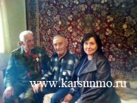 В Карсунском районе поздравили ветеранов Великой Отечественной войны на дому